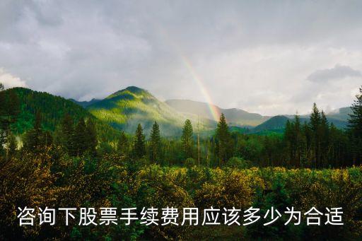 一般股票手續(xù)費是多少合適，買股票一次交易多少錢手續(xù)費最合算