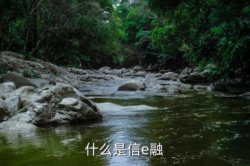 什么是信e融