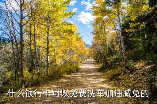 什么銀行卡可以免費(fèi)洗車加油減免的