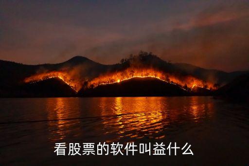 看股票的軟件叫益什么