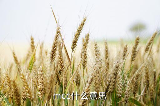 mcc什么意思