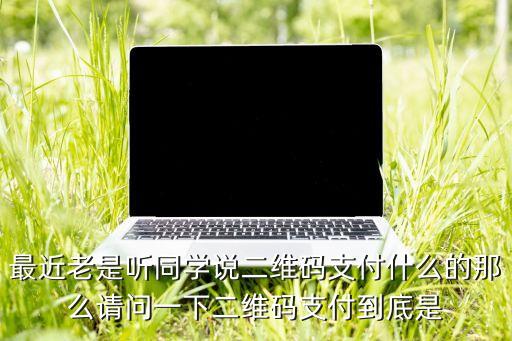 最近老是聽同學(xué)說二維碼支付什么的那么請問一下二維碼支付到底是