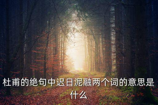 日融什么意思是什么意思是什么意思是什么，空山雪暖草日融攜春歸的意思
