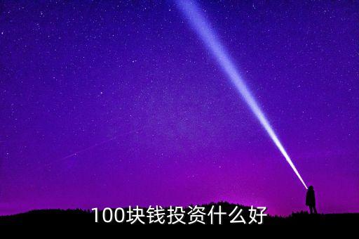 100塊錢投資什么好