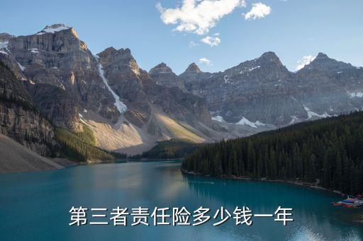 第三者車險一年多少錢，第三者責任險多少錢一年