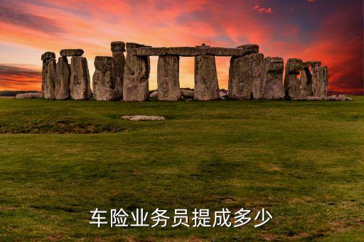 汽車保險提成一般多少錢，車險業(yè)務(wù)員提成多少