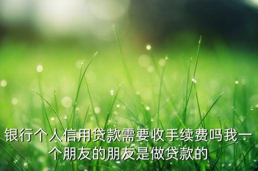 信用貸款什么手續(xù)費，信用貸款手續(xù)費怎么收