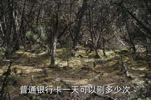 銀行卡每天能刷多少，銀行卡刷卡消費每日最高額度是多少