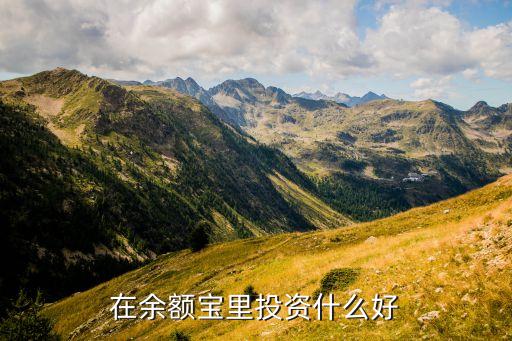 在余額寶里投資什么好