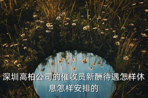 深圳高柏公司的催收員新酬待遇怎樣休息怎樣安排的