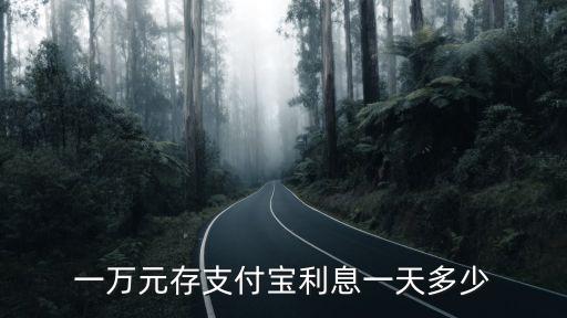 螞蟻存錢利息是多少錢，現(xiàn)在支付寶存10000塊錢一天利息多少呀