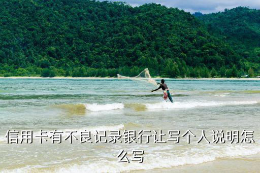 銀行個(gè)人說(shuō)明什么，信用卡有不良記錄銀行讓寫個(gè)人說(shuō)明怎么寫