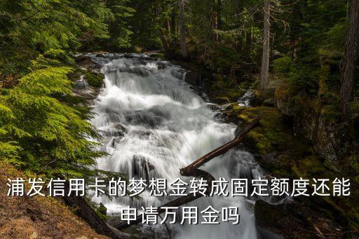 夢想金轉(zhuǎn)固定額度為什么不成功，浦發(fā)青春卡61到手申請請了夢想金轉(zhuǎn)固定額度不行已查夢想金有一