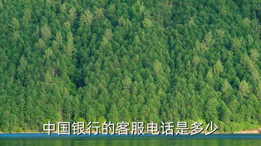 中國銀行店口支行電話號碼是多少，中國銀行的客服電話是多少