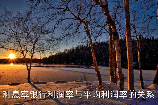 利息率銀行利潤率與平均利潤率的關(guān)系