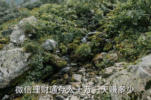 手機(jī)理財(cái)通能掙多少錢，微信理財(cái)通投資一萬(wàn)一個(gè)月賺多少