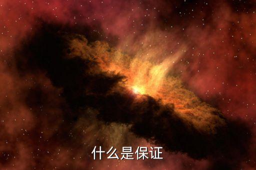 保證是什么意思，什么是保證