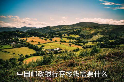 郵政銀行存款需要什么，去郵政銀行存錢需要帶什么東西