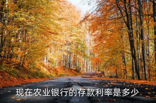 農(nóng)行執(zhí)行利率是多少錢，現(xiàn)在農(nóng)業(yè)銀行的存款利率是多少