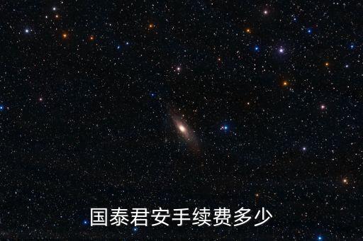 國(guó)泰君安手續(xù)費(fèi)多少