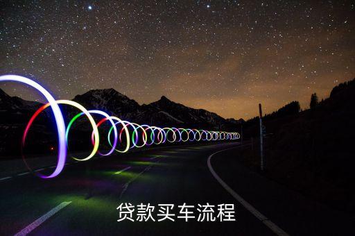 貸款買車流程