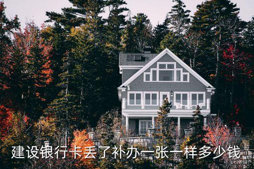 建設(shè)卡丟了補(bǔ)辦多少錢，建設(shè)銀行卡丟了補(bǔ)辦一張一樣多少錢