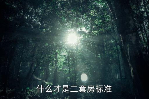 買二套房需要什么條件，什么才是二套房標(biāo)準(zhǔn)