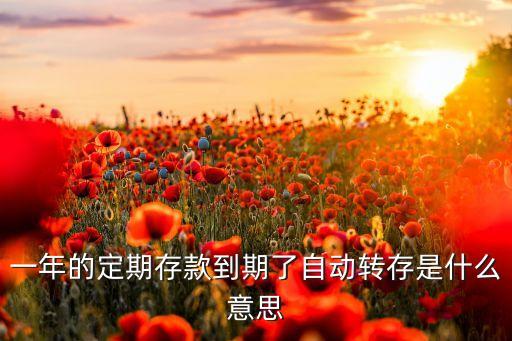 什么是默認(rèn)轉(zhuǎn)存，存款自動(dòng)轉(zhuǎn)存是什么意思