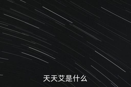 天天艾是什么