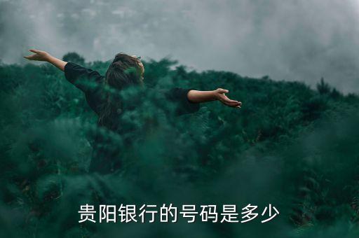 貴陽(yáng)銀行的號(hào)碼是多少