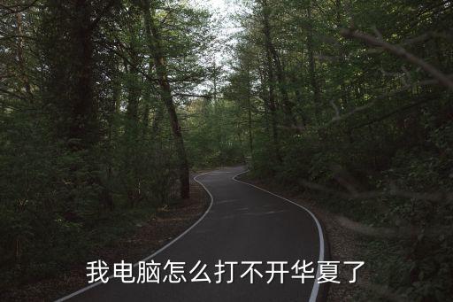 我電腦怎么打不開華夏了
