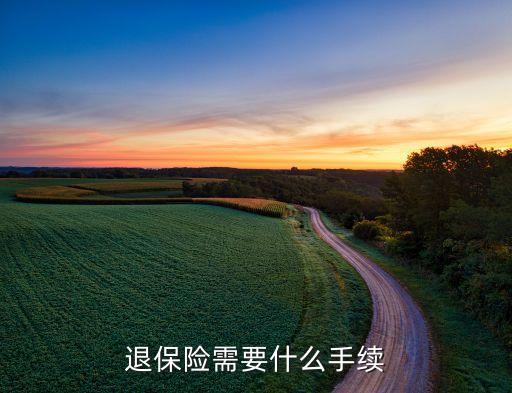 退保險(xiǎn)需要什么手續(xù)