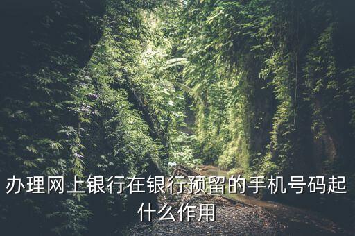 網(wǎng)銀手機(jī)號(hào)有什么用，綁定網(wǎng)銀的手機(jī)號(hào)碼有什么功能