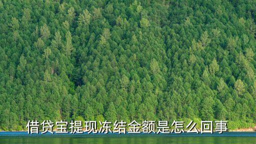 借貸寶提款為什么凍結(jié)了，借貸寶提現(xiàn)凍結(jié)什么辦