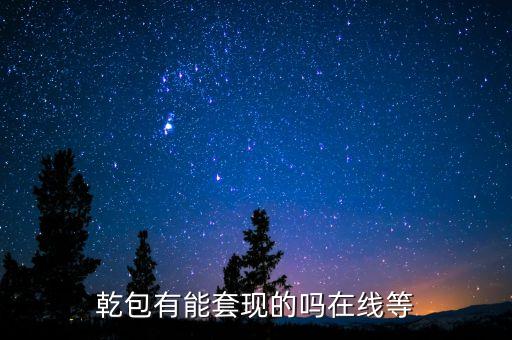 乾包有能套現(xiàn)的嗎在線等