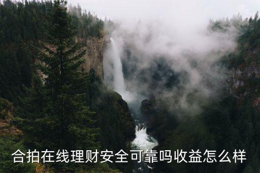 合拍在線手續(xù)費多少，合拍在線理財安全可靠嗎收益怎么樣