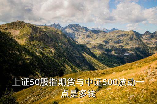 上證50股指期貨與中證500波動一點是多錢