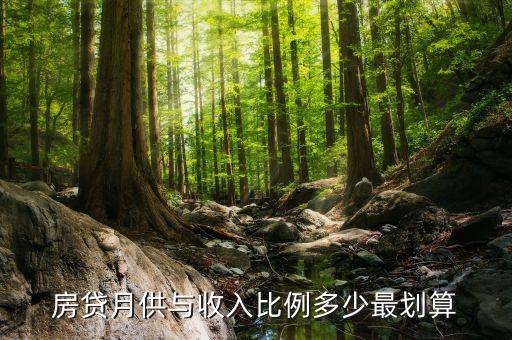 房貸每月多少劃算，剛需族貸款買房 月供還款多少合適