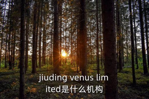 九鼎投資是做什么的，jiuding venus limited是什么機構