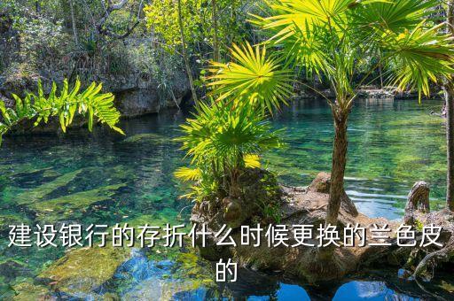 建設銀行的存折什么時候更換的蘭色皮的