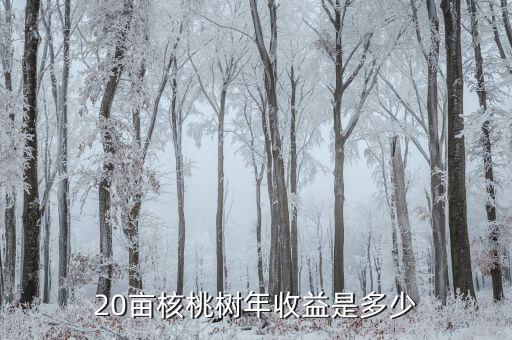 果樹(shù)收益率是多少，蘋果每畝產(chǎn)效益