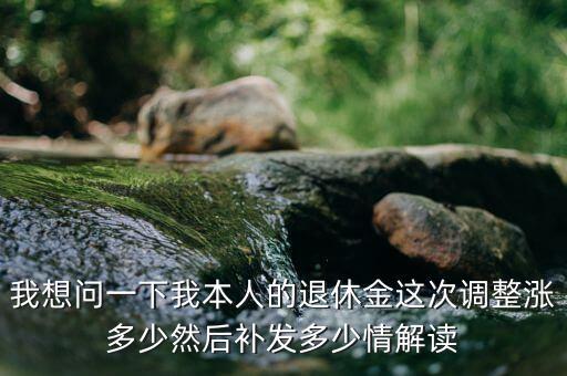 我想問(wèn)一下我本人的退休金這次調(diào)整漲多少然后補(bǔ)發(fā)多少情解讀