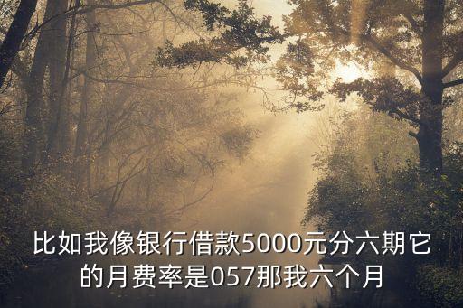5000分6期還款多少，在捷信超貸上分期5000分6期請問下每期還多少錢