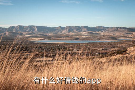 有什么好借貸軟件，有什么好借錢的app
