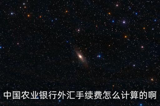農(nóng)行外匯匯款手續(xù)費(fèi)是多少錢，農(nóng)業(yè)銀行外匯手續(xù)費(fèi)多少錢