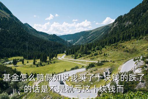 基金投入10塊能賠多少，基金怎么賠假如說我買了十塊錢的跌了的話是不是就虧這十塊錢而