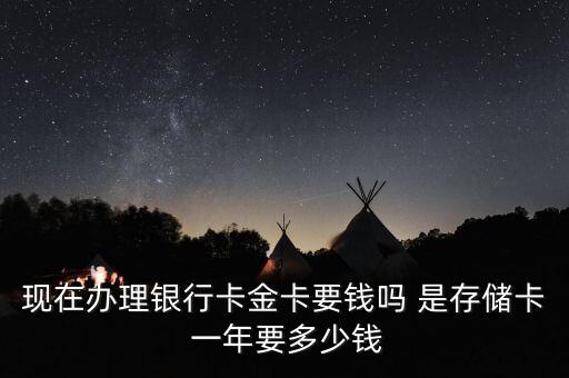 現(xiàn)在辦理銀行卡金卡要錢嗎 是存儲卡 一年要多少錢