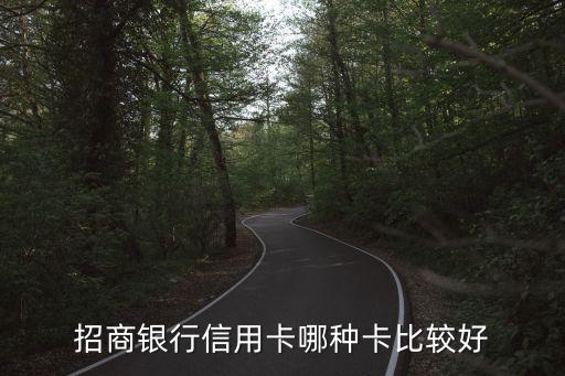 招商銀行信用卡哪種卡比較好