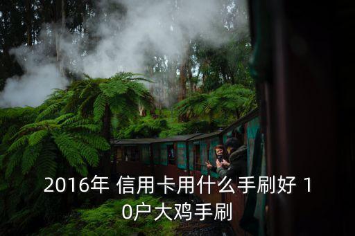 2016年 信用卡用什么手刷好 10戶大雞手刷