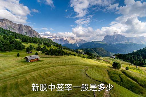 新股中簽率一般是多少